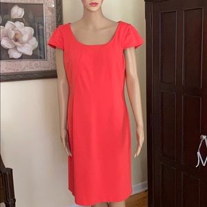 Tahari sz10 good condition orange dress